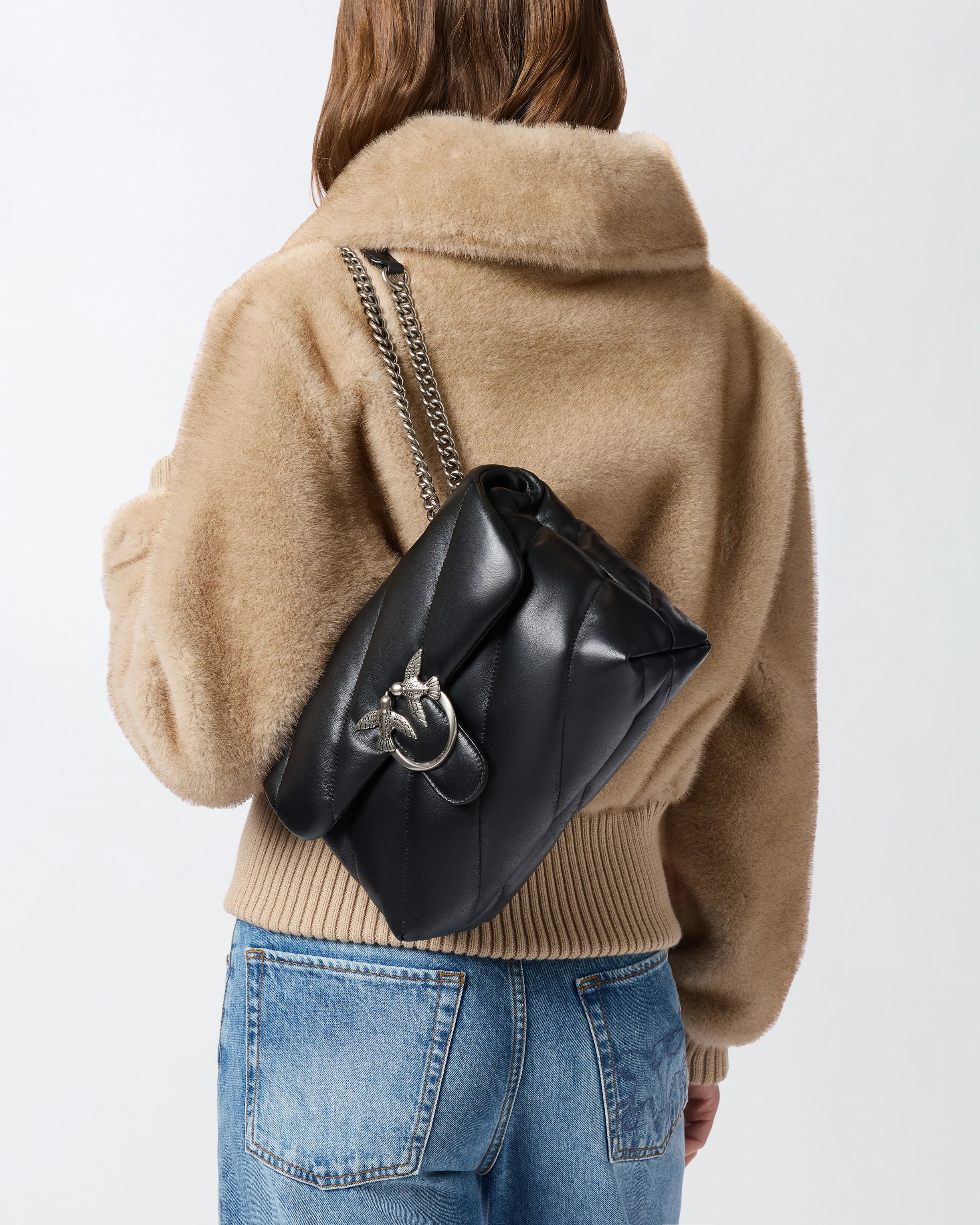 Borsa media a tracolla Love Bag Puff Maxi Quilt - Image 8