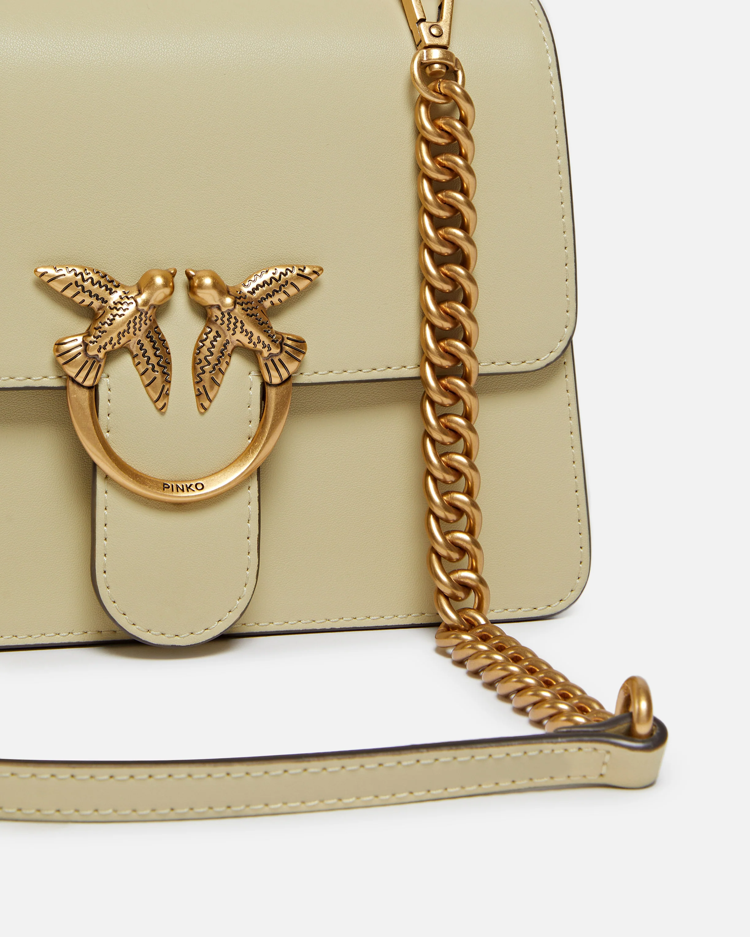 Borsa mini a mano Love Bag Top Handle in pelle - Image 3