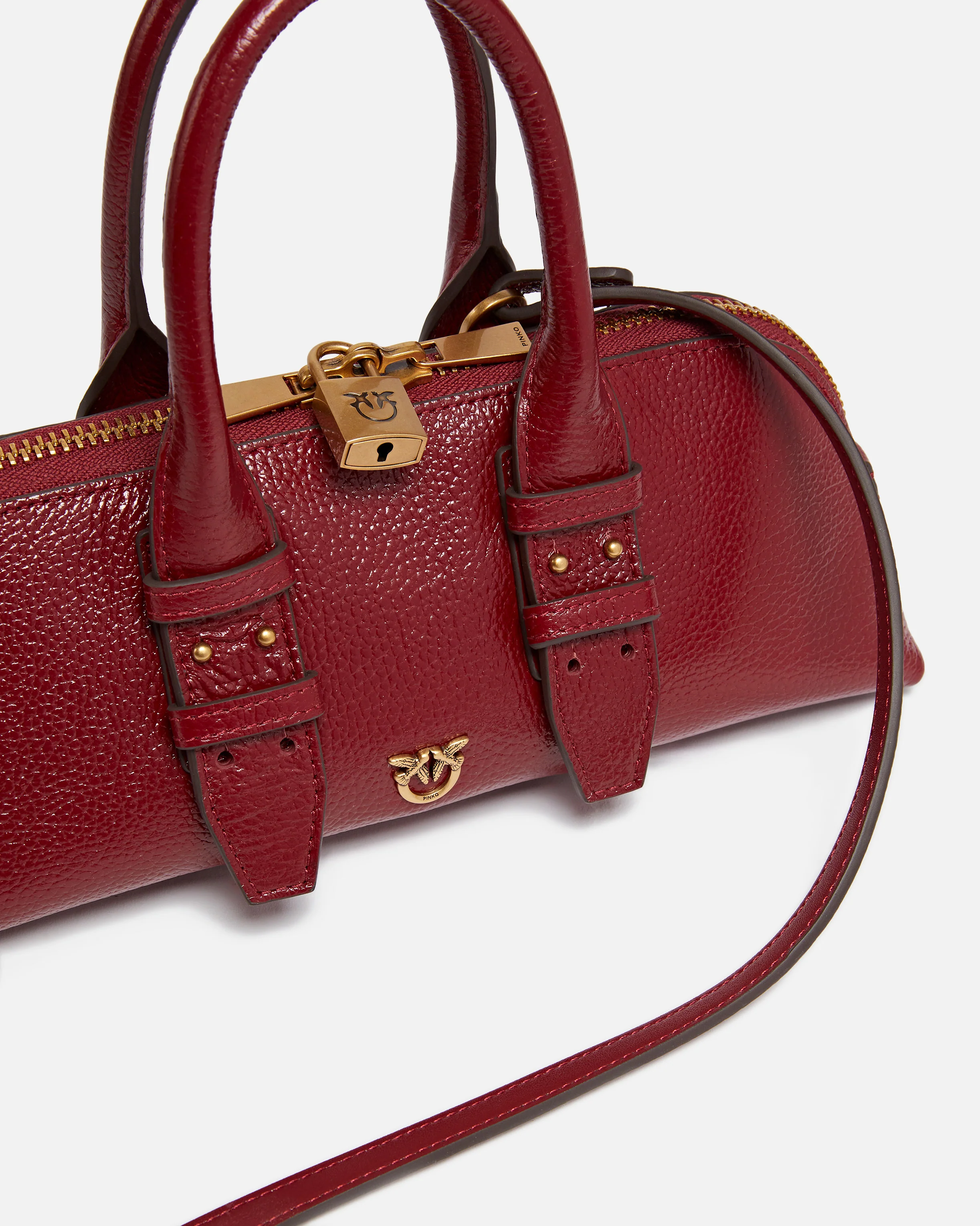 Borsa piccola a mano Escape Bag Horizontal in pelle bottalata - Image 3