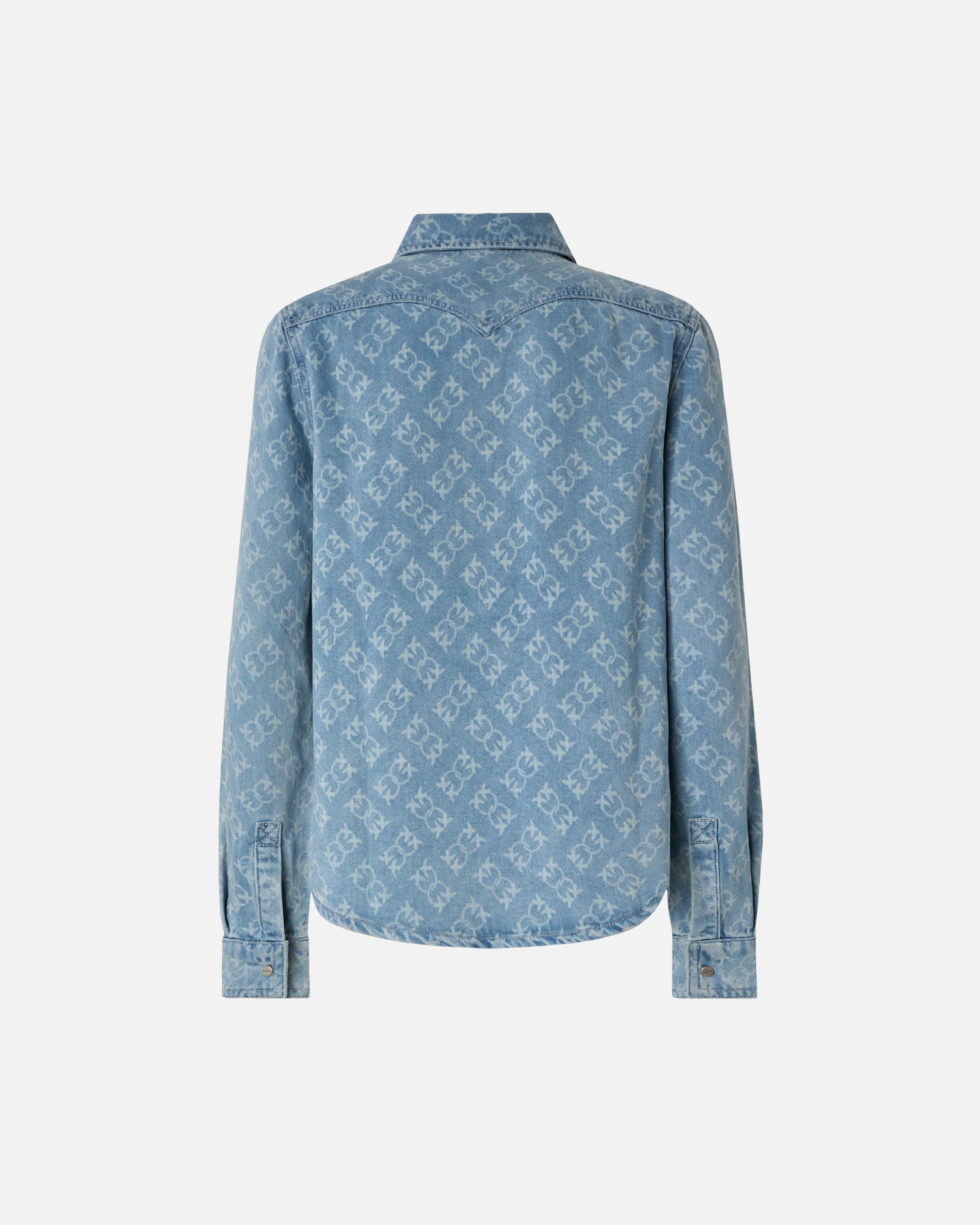 Camicia in denim con logo Love Birds - Image 7