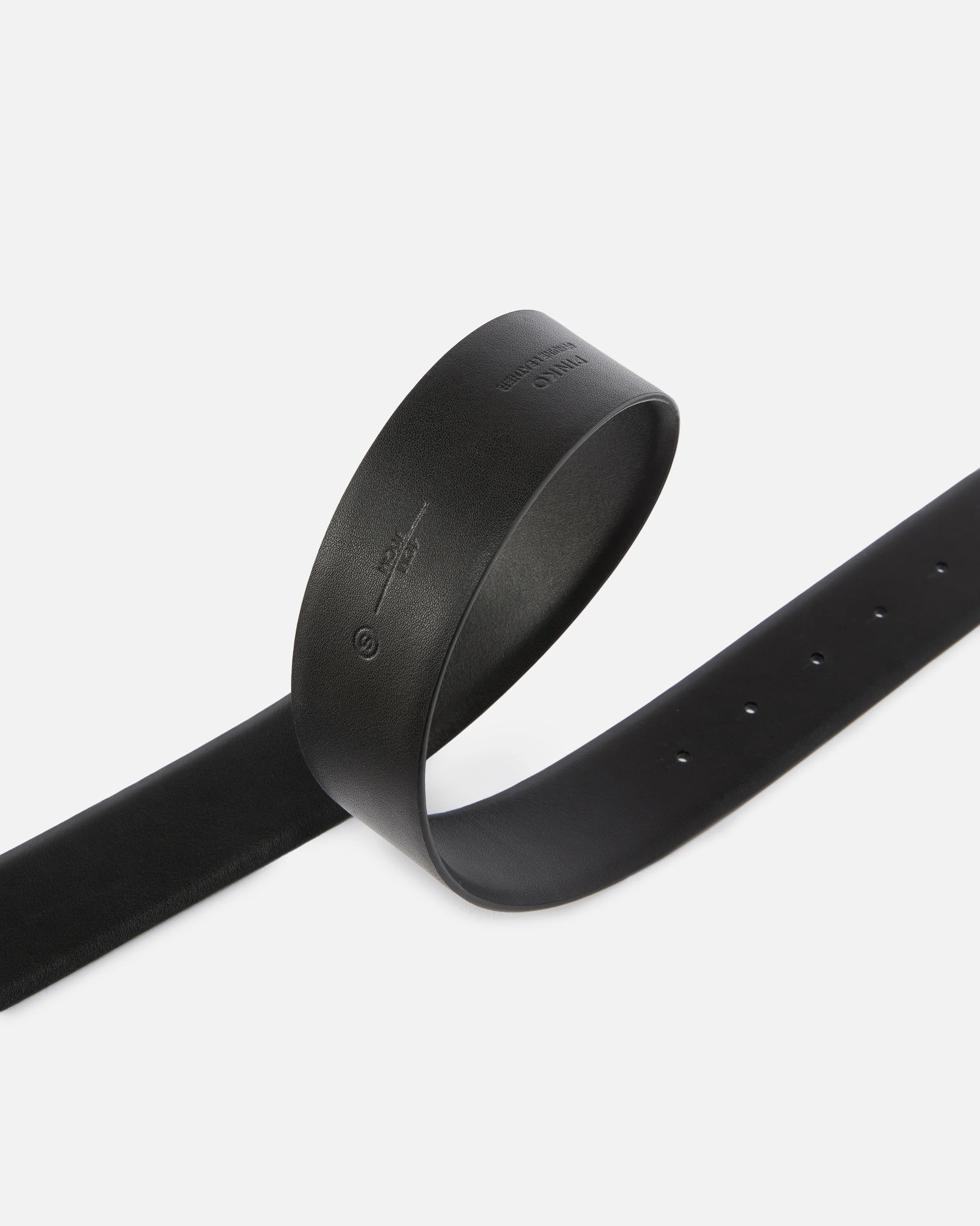 Cintura in pelle con medaglione gioiello 4 cm - Image 4