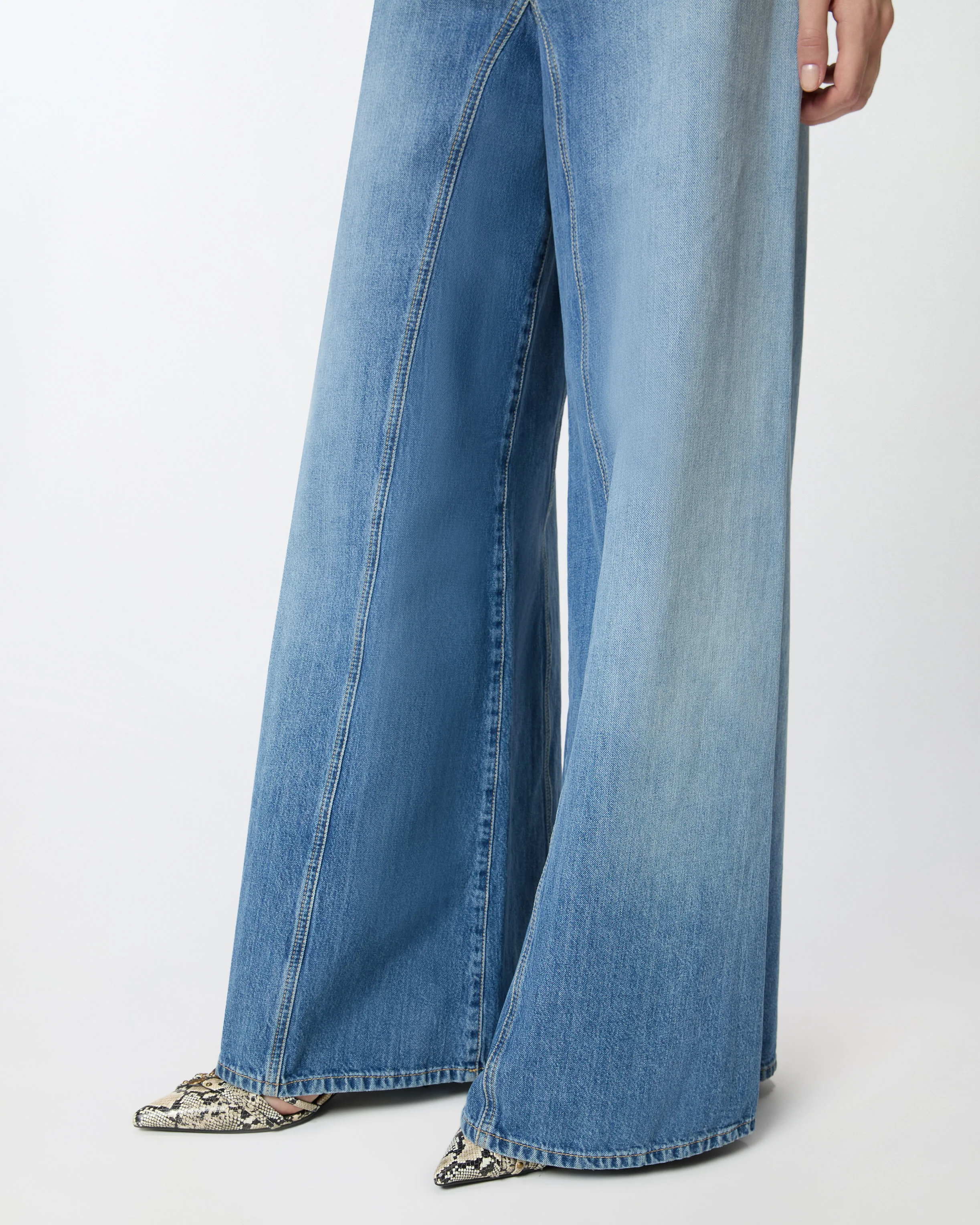 Jeans svasati super wide leg - Image 4