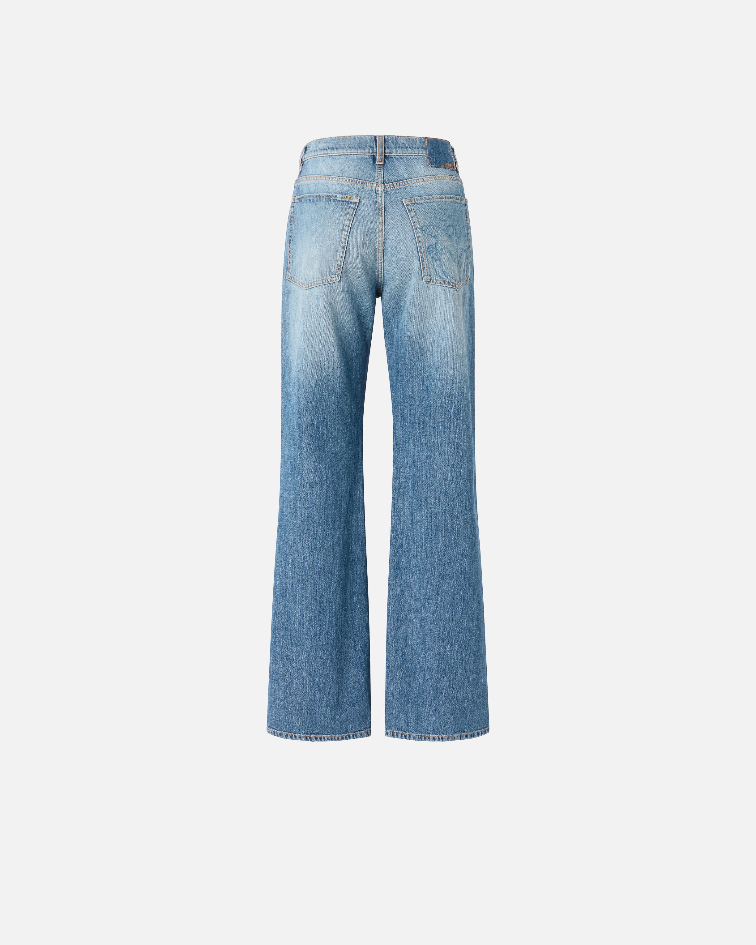 Jeans wide leg con scoloriture - Image 6