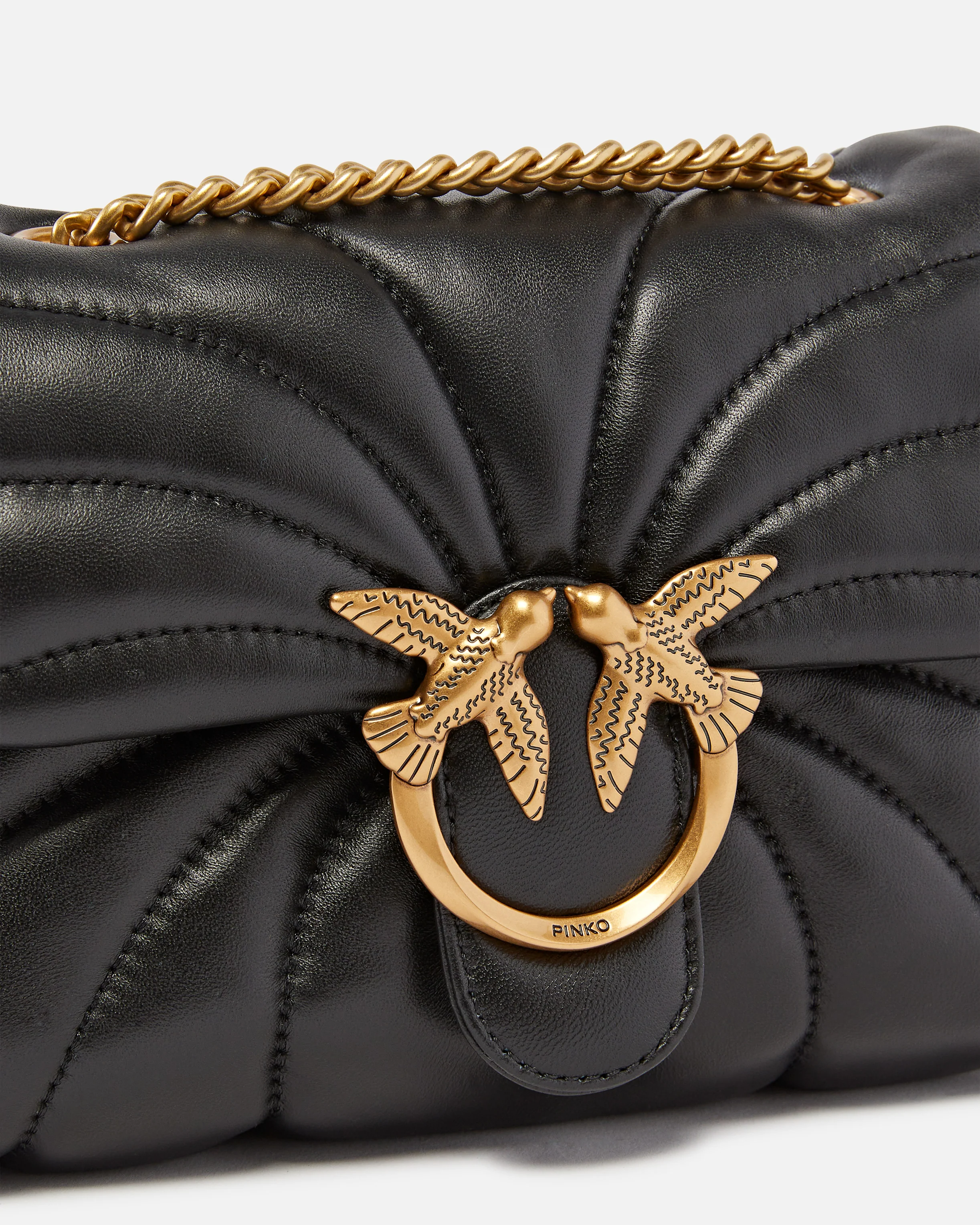 Mini borsa Love Bag Puff Butterfly a tracolla in nappa - Image 3