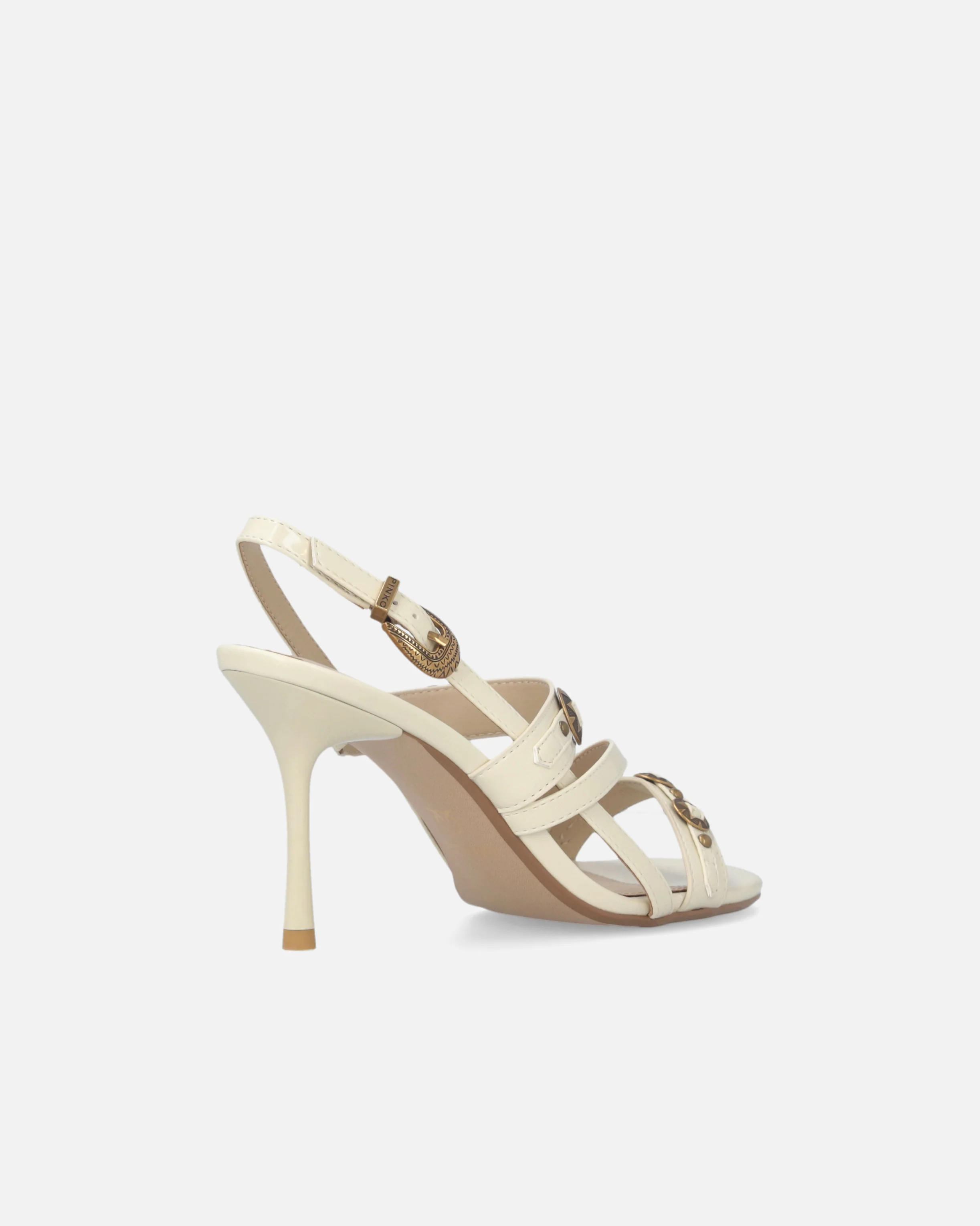 Sandali slingback alti con cinturini e borchie - Image 3