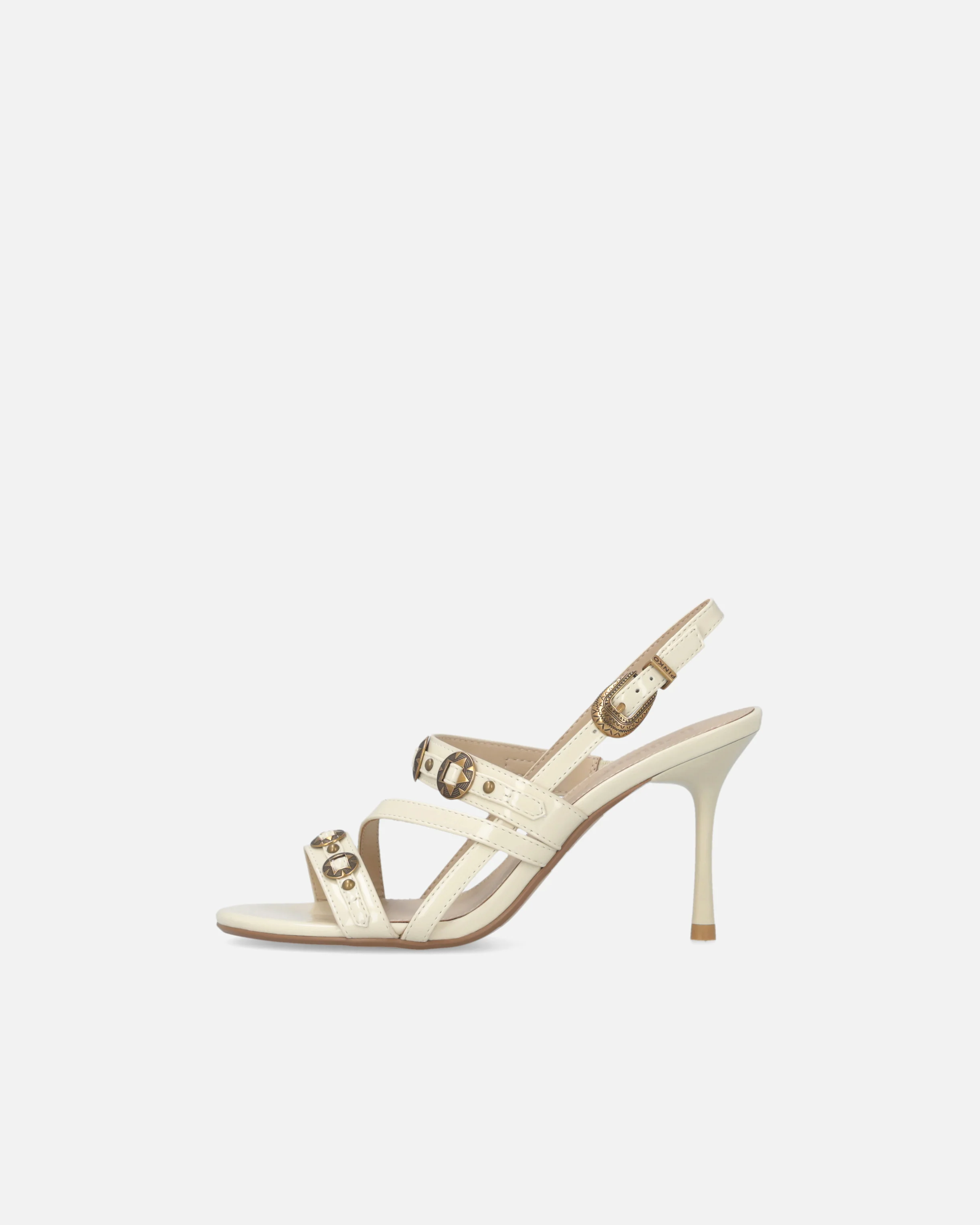 Sandali slingback alti con cinturini e borchie - Image 5