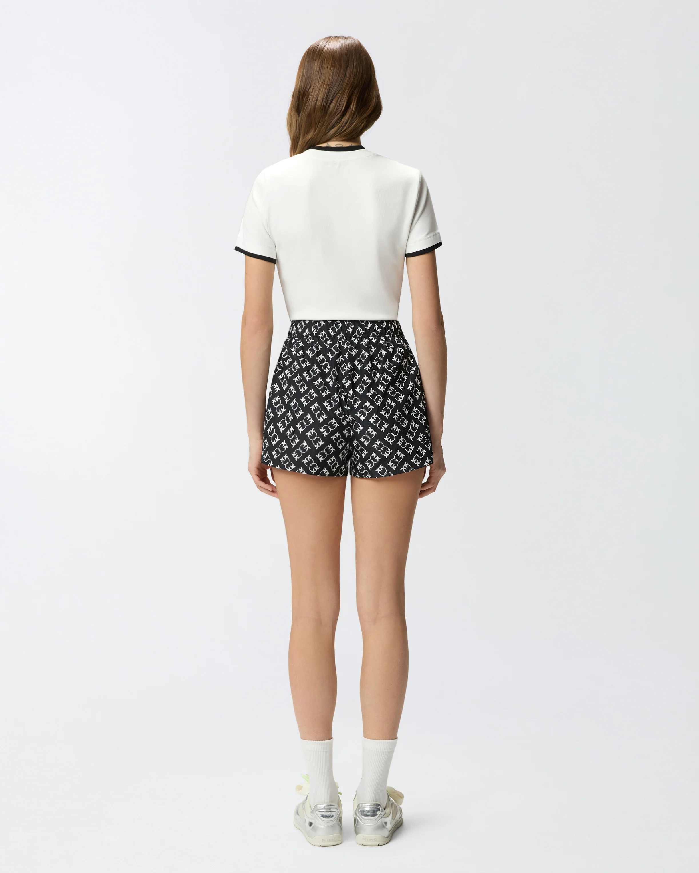 T-shirt con logo PINKO e Love Birds - Image 3