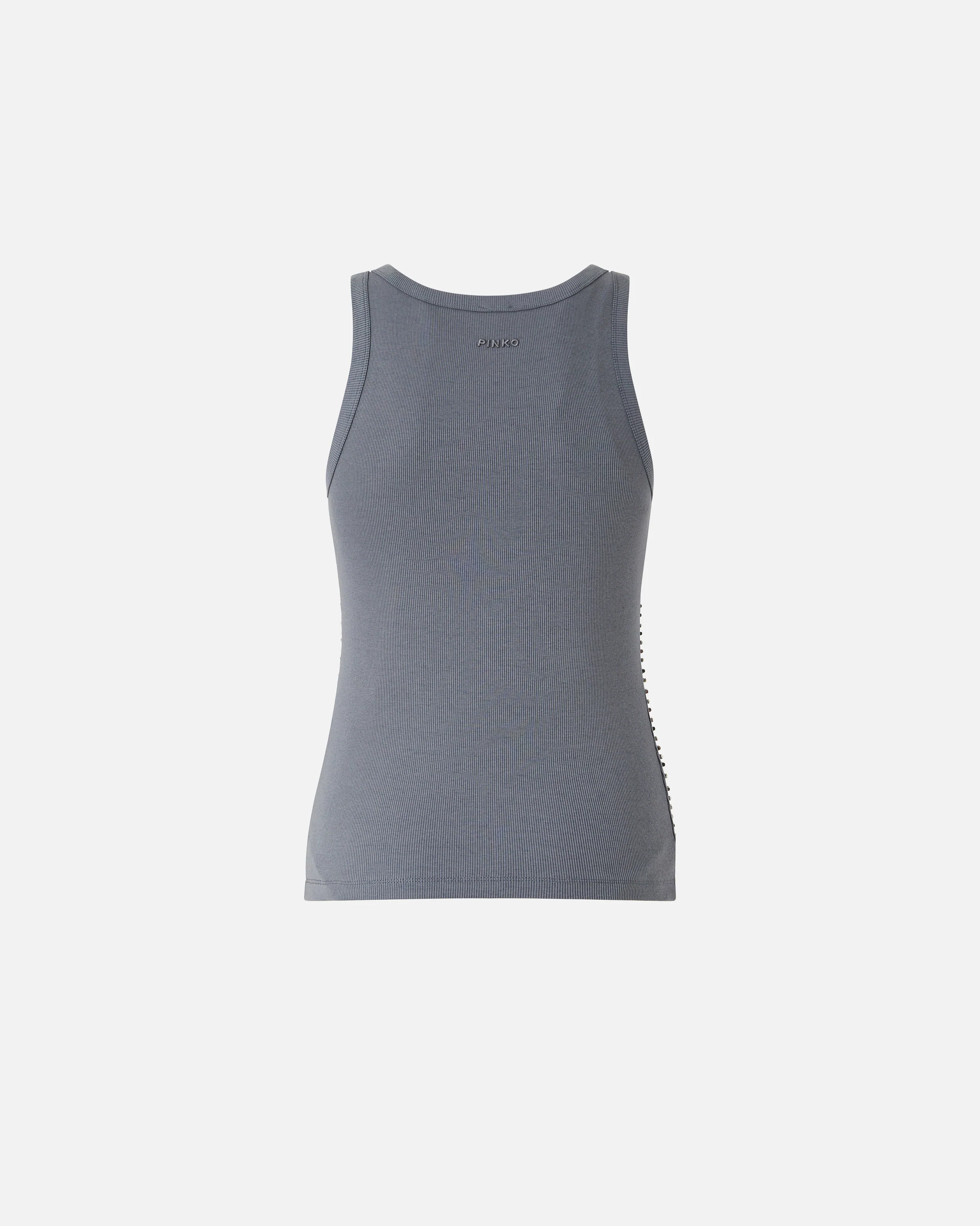 Top canotta con dettagli gioiello - Image 6