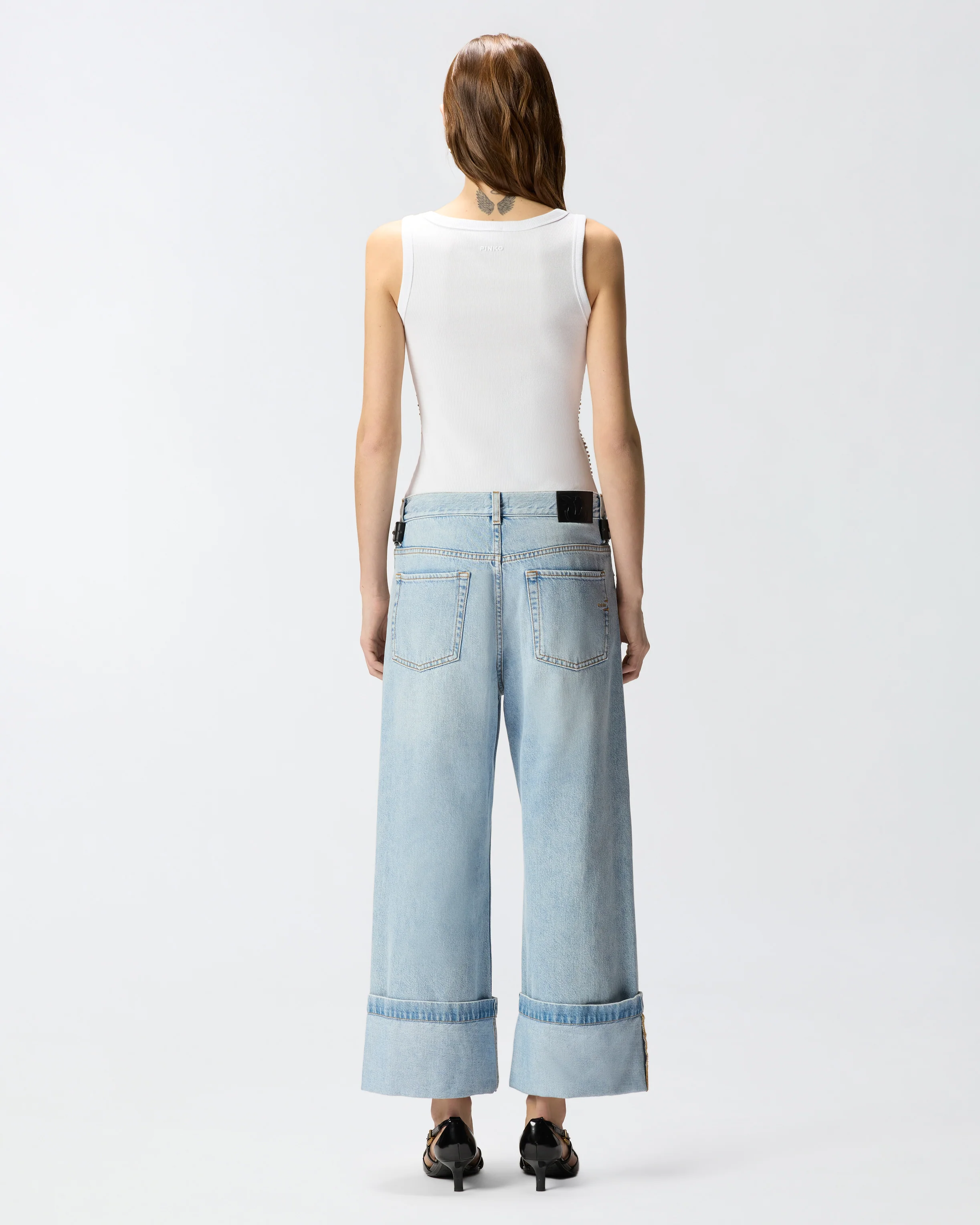 Top canotta con dettagli gioiello - Image 3